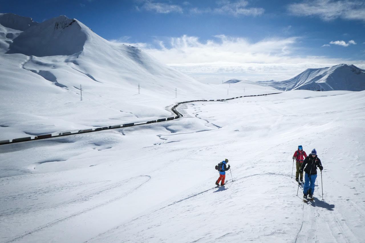Stubaier huttentocht, off-piste in Georgië