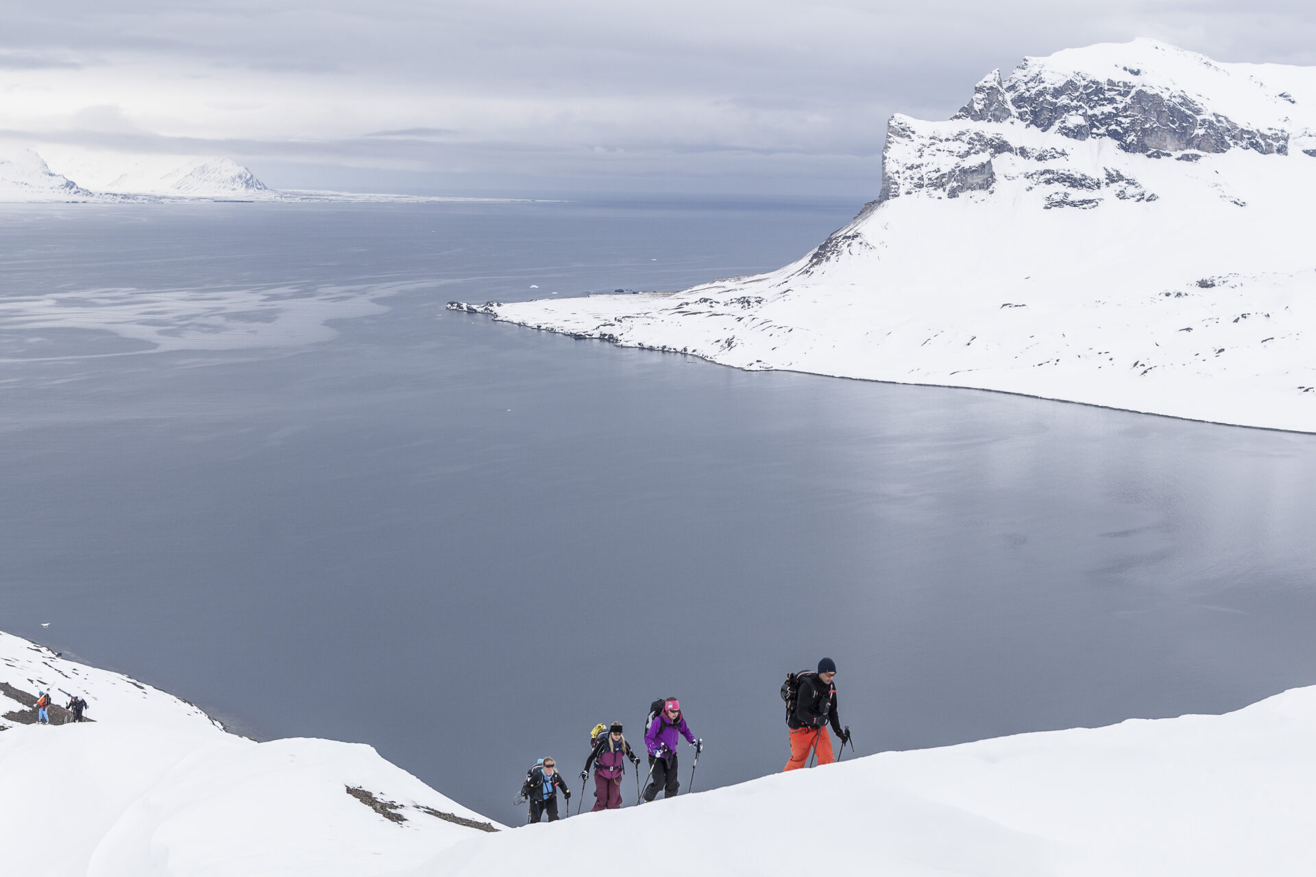 Vakantie Spitsbergen, splitboarden ripstar