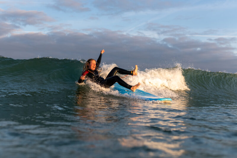 Surfboard beginner, surfen