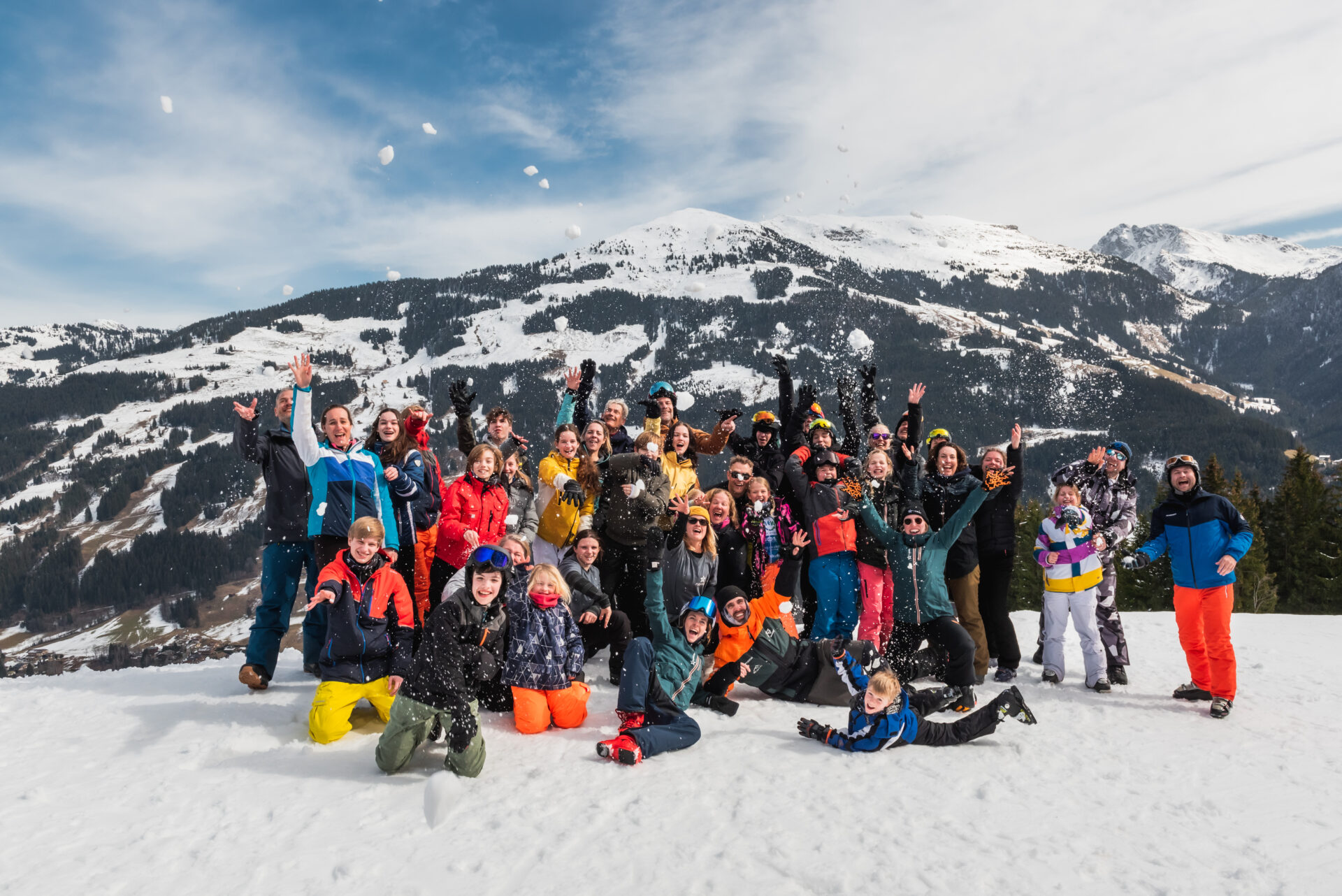 wintersport familie