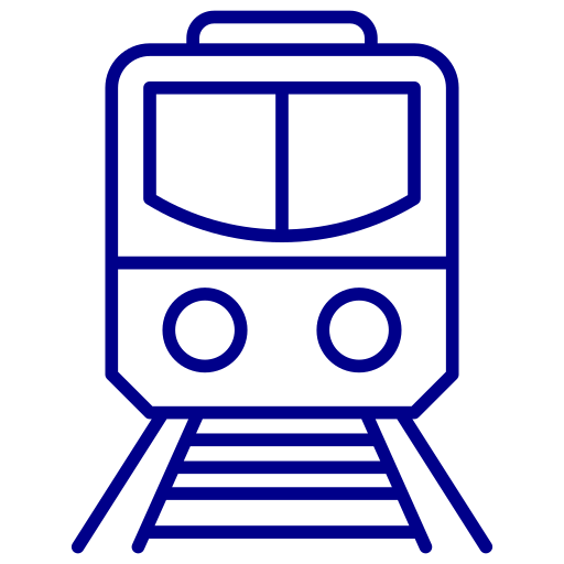 Reduceer de CO2 uitstoot door te reizen per trein 